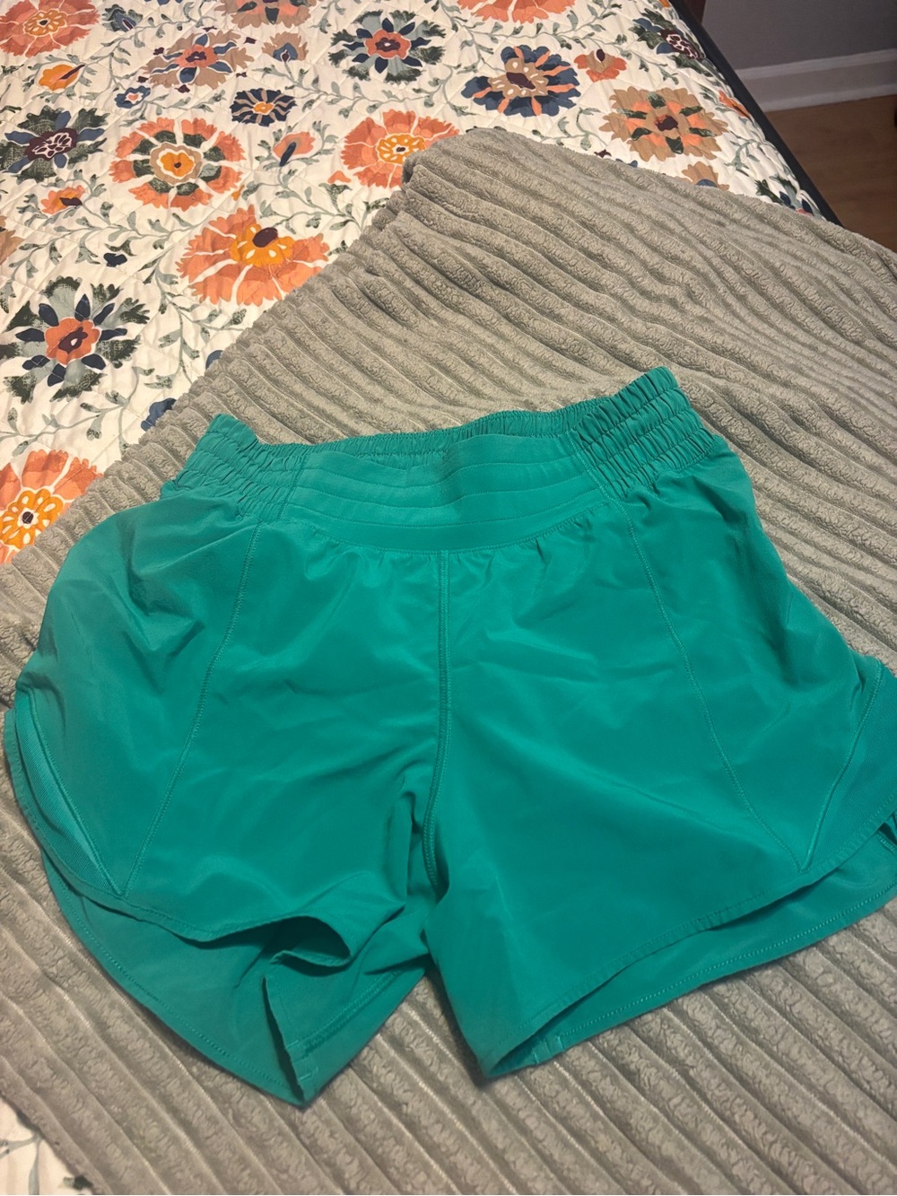 Women's Teal Lulu shorts